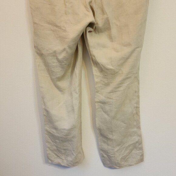 Lauren Ralph Lauren Black Label Linen Pant Women 36Wx29L Classic Tropical - Picture 12 of 12